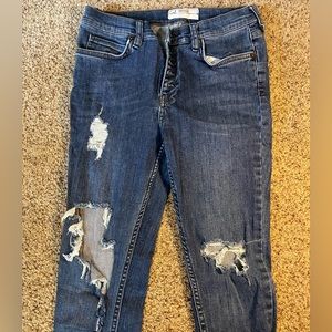 Free People Skinny Distressed